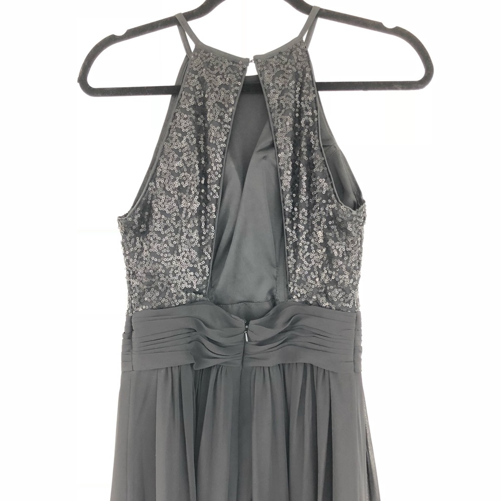 Bridesmaid Black Sequin and Tulle Dress